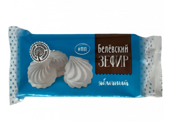 Зефир белевский яблочный, диетический, 130гр